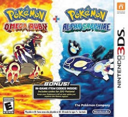 Pokemon Omega Ruby Alpha Sapphire Dual Pack Nintendo 3ds