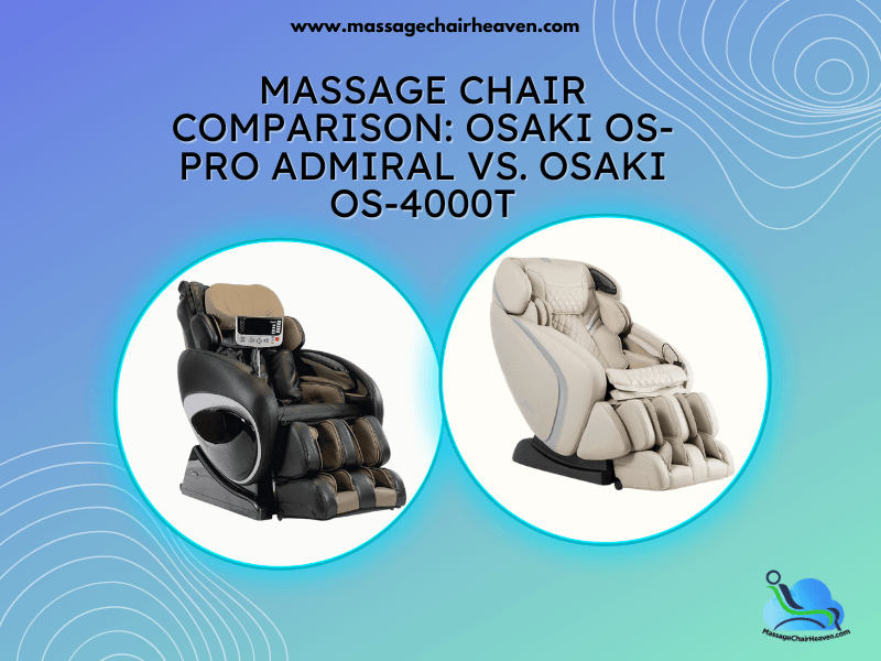 Osaki Chair Comparison Chart