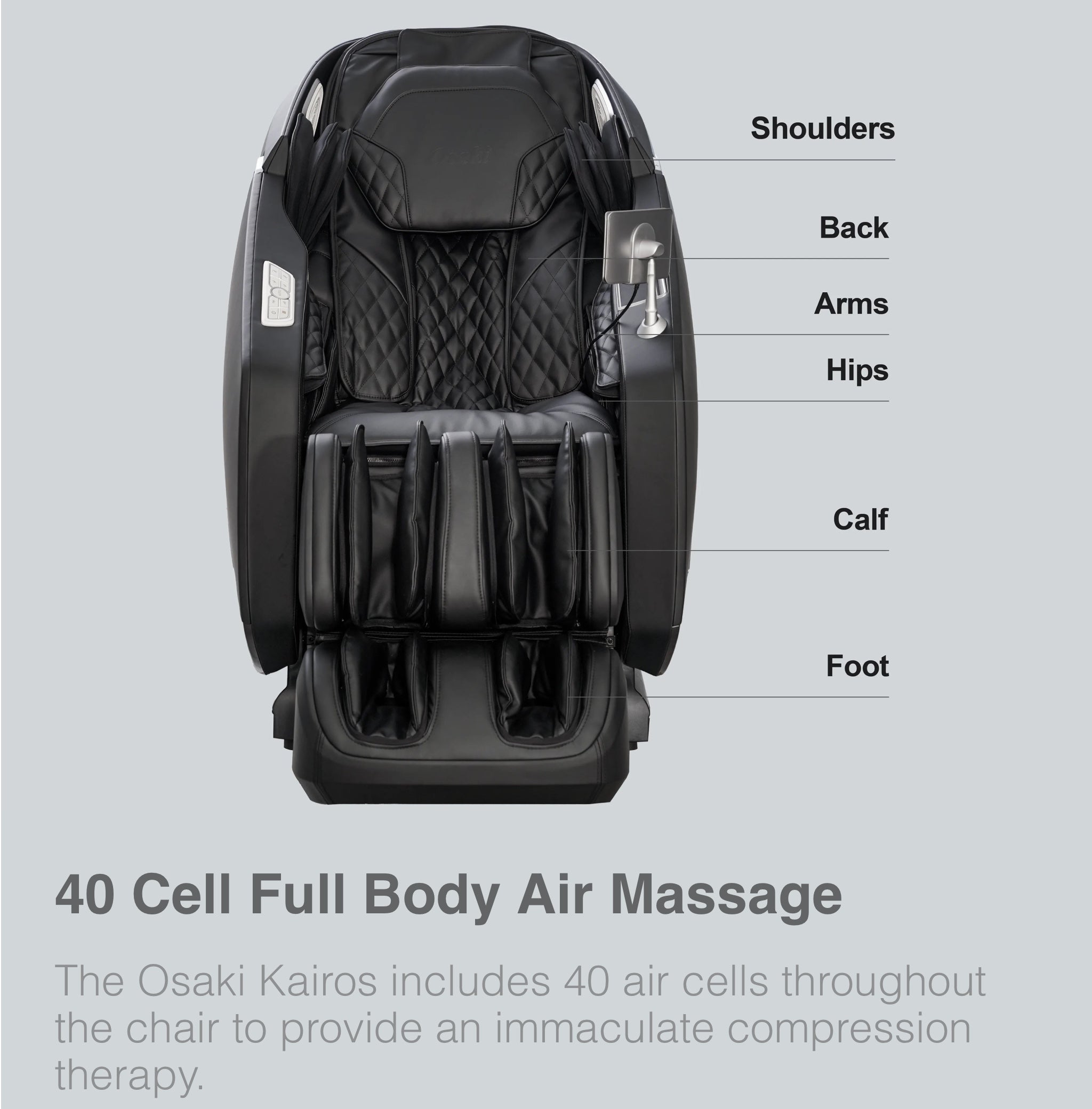 Osaki OP-Kairos 4D LT Massage Chair 40 Airbags