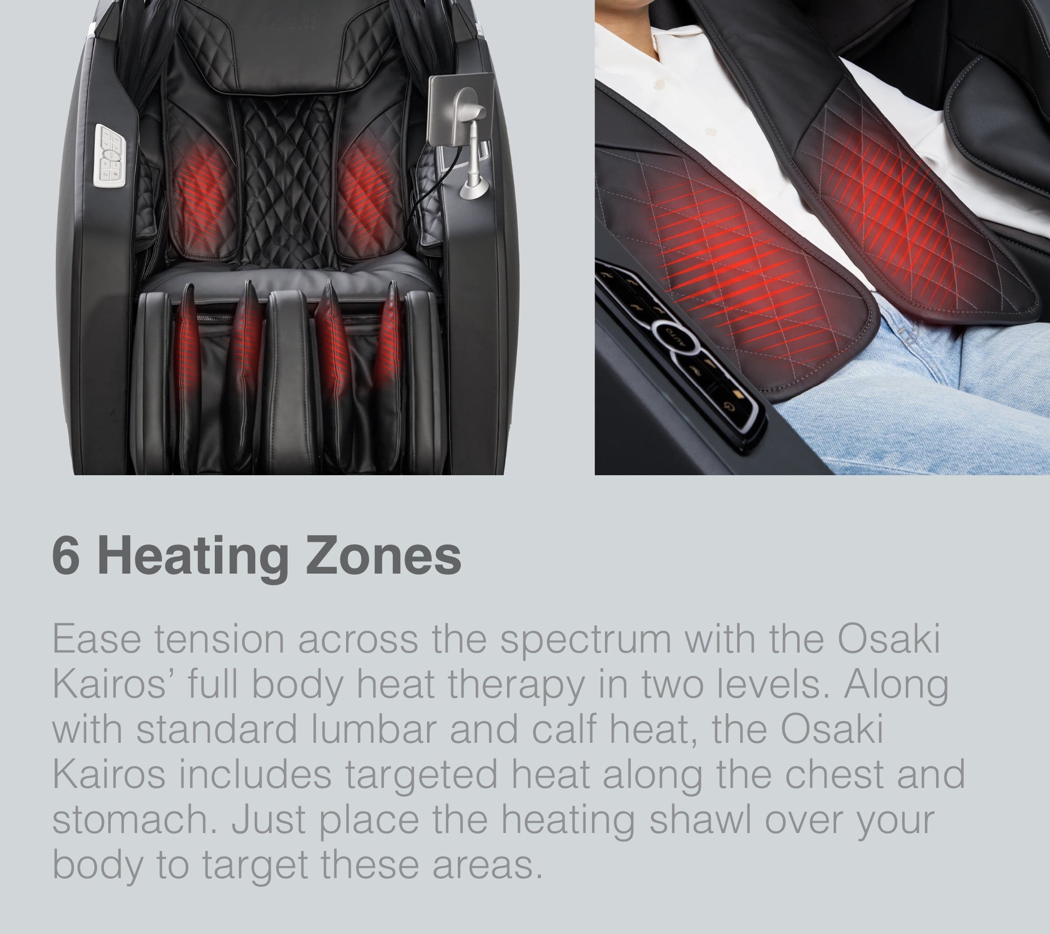 Osaki OP-Kairos 4D LT Massage Chair Heading 