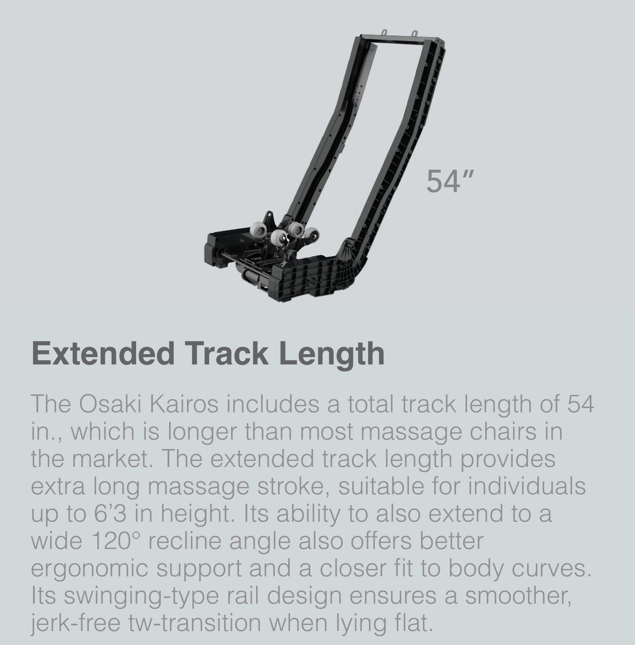 Osaki OP-Kairos 4D LT Massage Chair SL Track