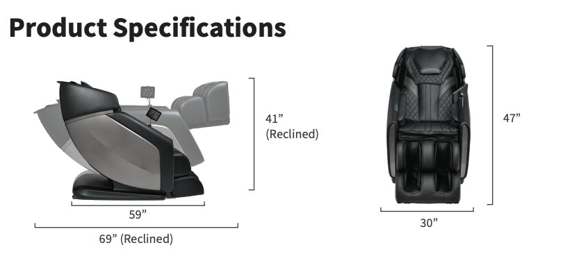 RockerTech Sensation 4D Massage Chair Specs