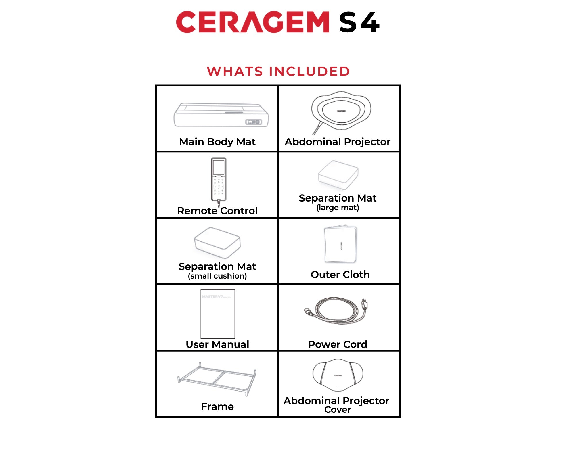 CERAGEM S4 Massage Lounger