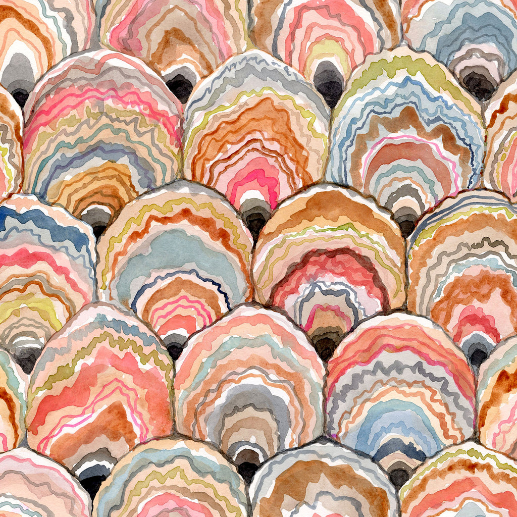 Mushrooms Fabric in Linen – B Olmsted