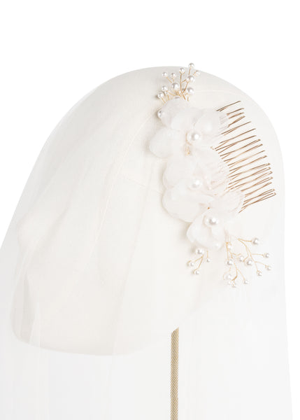 フローラル Elizabeth Bower Spring Garland Comb シルバー - 通販