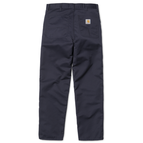 Pantalones Carhartt WIP Simple azul marino oscuro