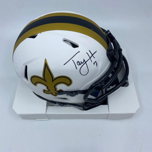 Taysom Hill Signed New Orleans Saints Lunar Eclipse Mini-Helmet