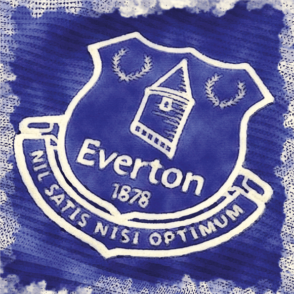 Everton Football Club Crest Badge 0037 Lumartos