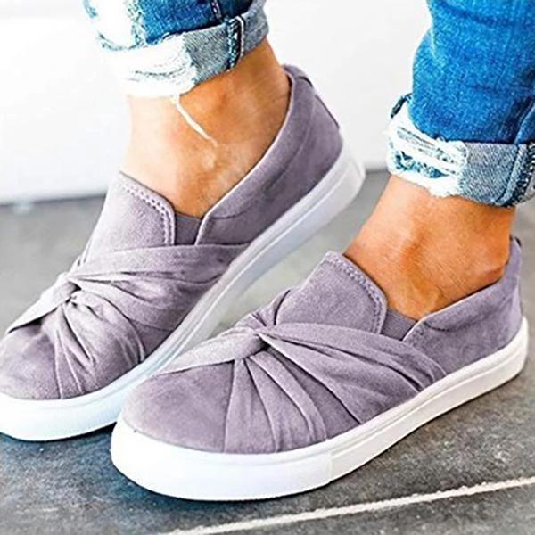 knitted twist sneakers