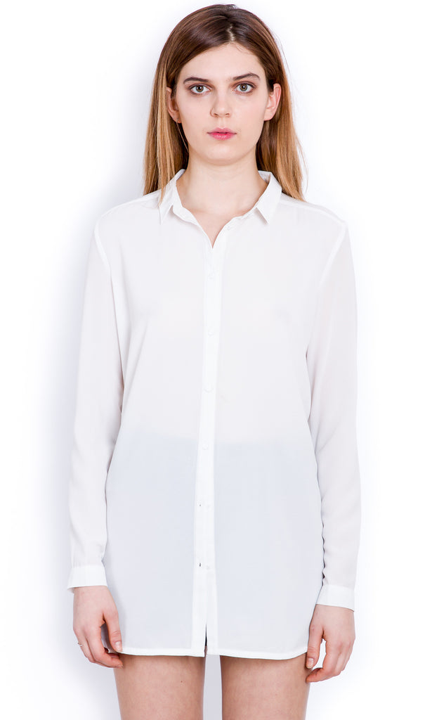 Clean oversized white shirt – Wandering Minds