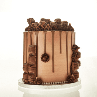 Chocolate Drip Cake with Cupcake | Yummy cake