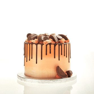 Reeses Peanut Butter Drip Cake