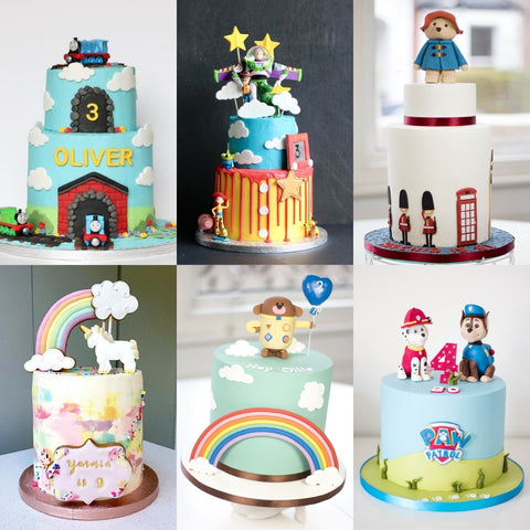 Bespoke images of childrens cakes