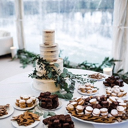 Wedding cake and pastries