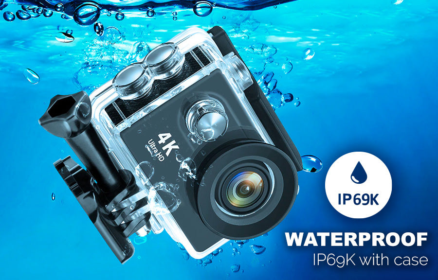 Caméra Sport 4K Ultra HD Waterproof WiFi - Immersion Totale Pour