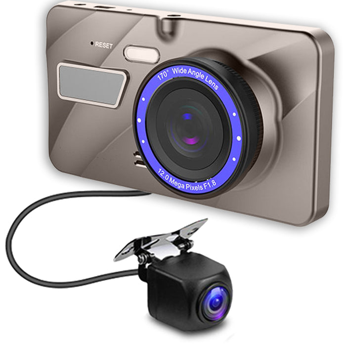 Redondo apuntalar Estacionario 4th Gen Dual DVR Dash Cam with Touch Screen - 2 Cam System —  Topdawgelectronics