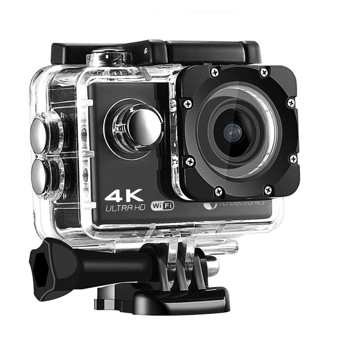 alcohol Petrificar Prever TD Platinum 4K Sports Cam - Action Cam with 10+ Mounts Included, Long —  Topdawgelectronics