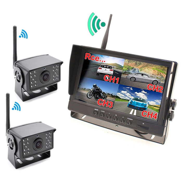 Kejserlig halv otte dom 4 channel wireless dash camera up to 200 wireless range — Topdawgelectronics