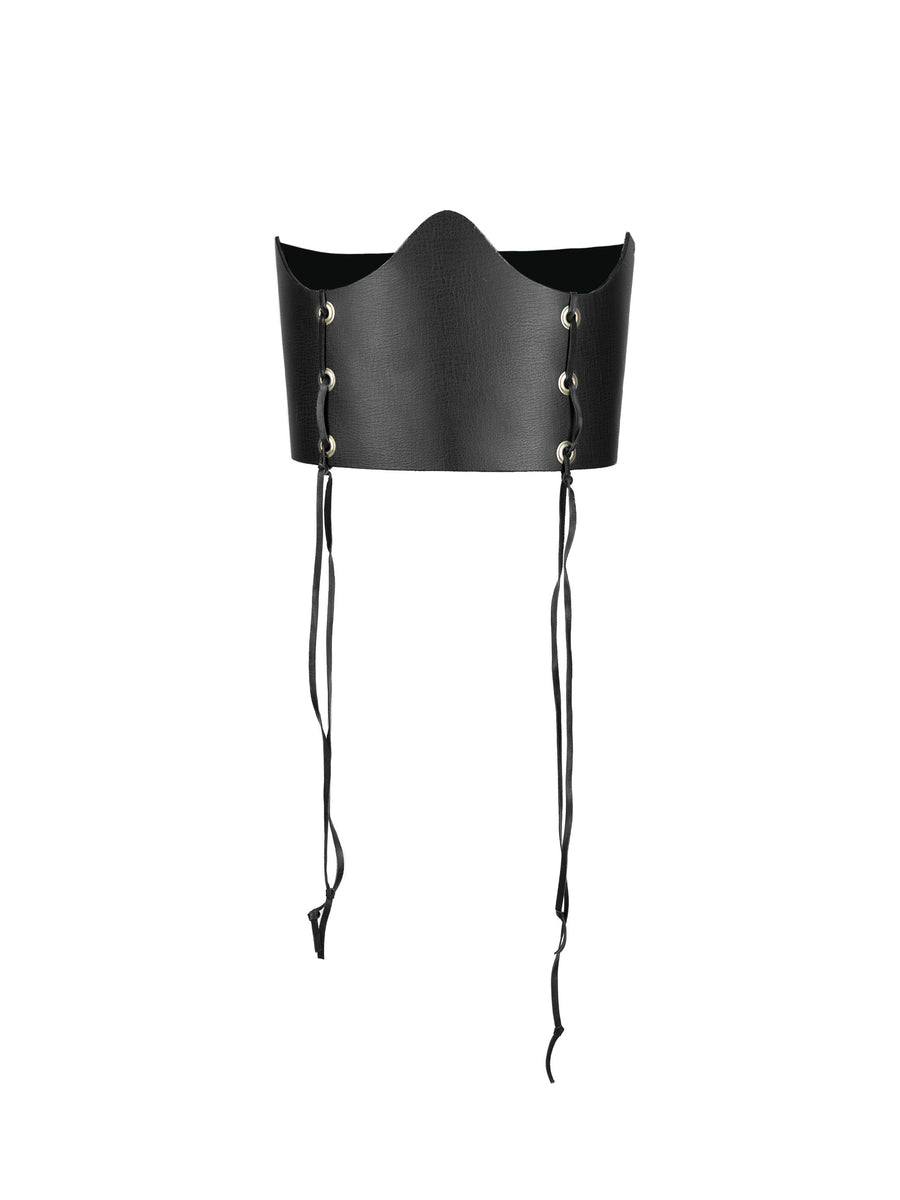 Underbust Antique Black Leather Corset – Flor de Liz Guior