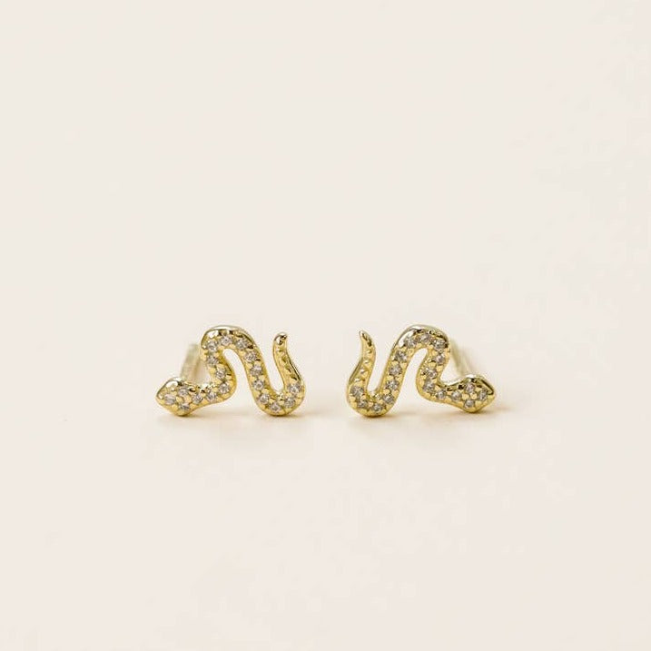 Mini Snake | Pavé Stud