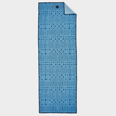 MANDUKA Yogitoes Skidless Yoga Towel - Bubbles - Sea Yogi