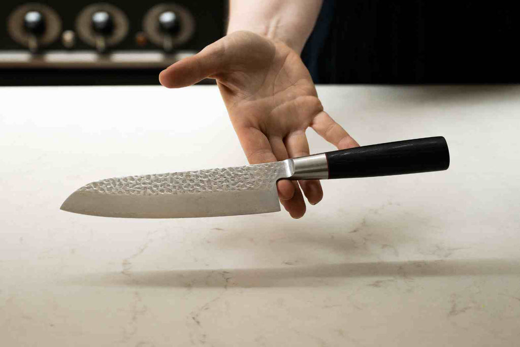 A balanced kitchen knife