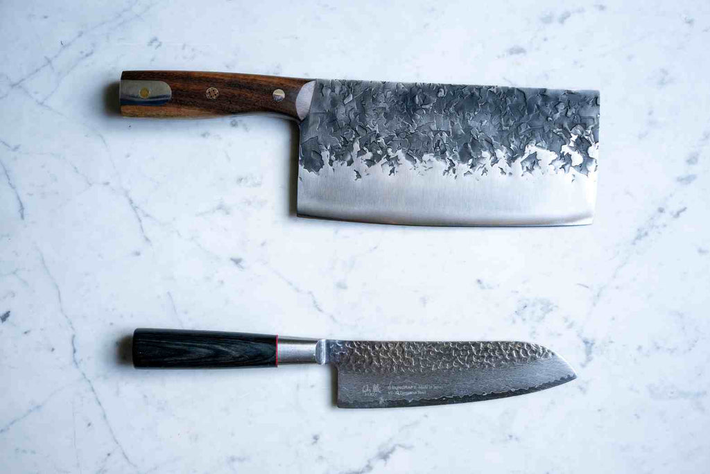 hammered steel knives