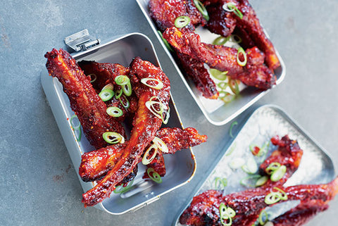 Sticky, Spicy Pork Ribs