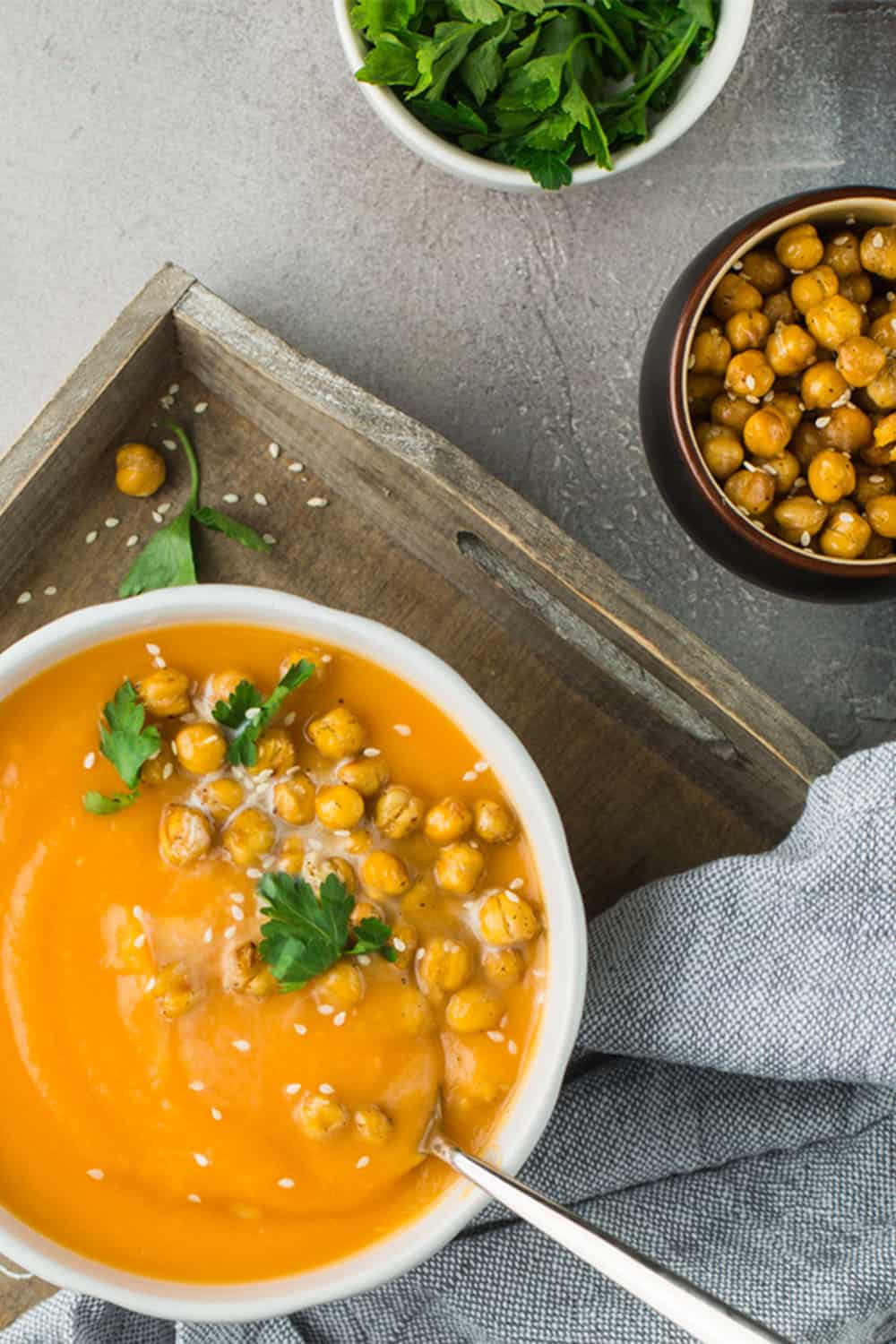Chickpea Soup With Hazelnut Oil Toasts Recipe