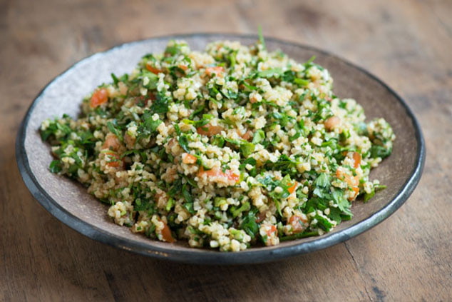 Maftoul, Carrot, Feta, Date & Mint Salad Recipe