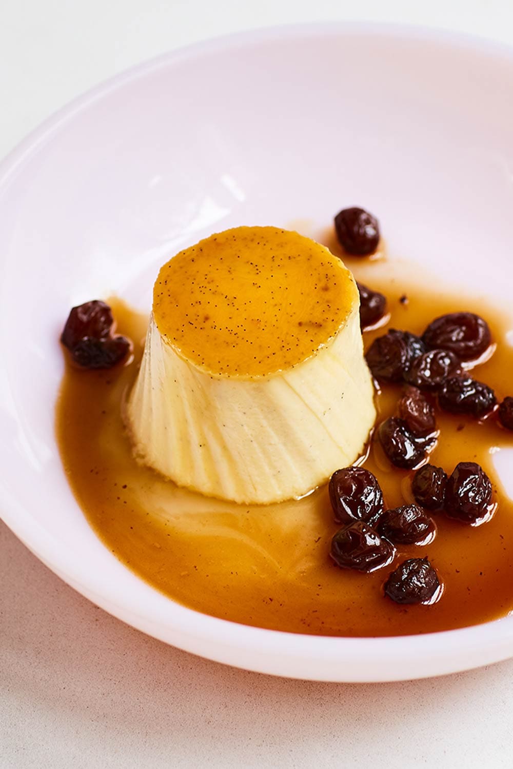 Sous Vide Crème Caramels With Pedro Raisins Recipe | Sous Chef