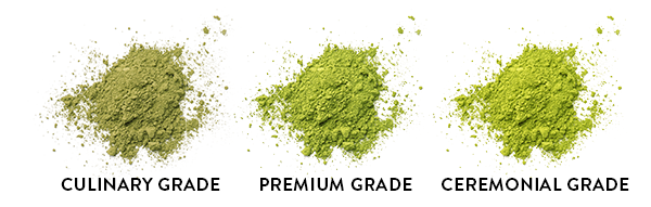 Different Grades of Matcha