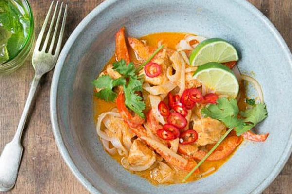 Thai Panang shirataki noodle recipe