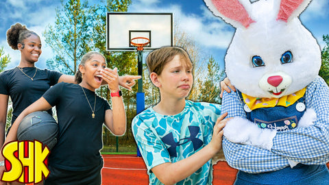 Easter Bunny Basketball Game