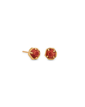 Kendra Scott Nola Stud Earring Gold Burnt Sienna