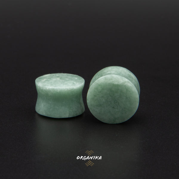 Ear Plugs & Tunnels - Guatemalan Mayan Jade Stone | Organika Tribal