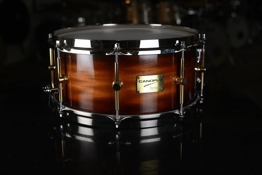 暖色系 Canopus Mahogany MH-1450 スネアドラム - 打楽器