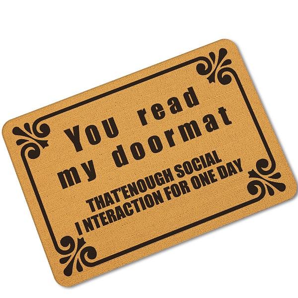 Halloween Doormats Funny Sign Oh Shit Not You Again Home Decorative Door Mats Magic Welcome Floor Mats Front Porch Rugs Udh02