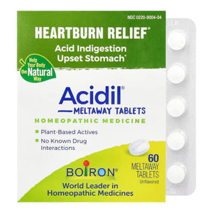 Acidil Heartburn Relief 60 Tablets - Apteczka