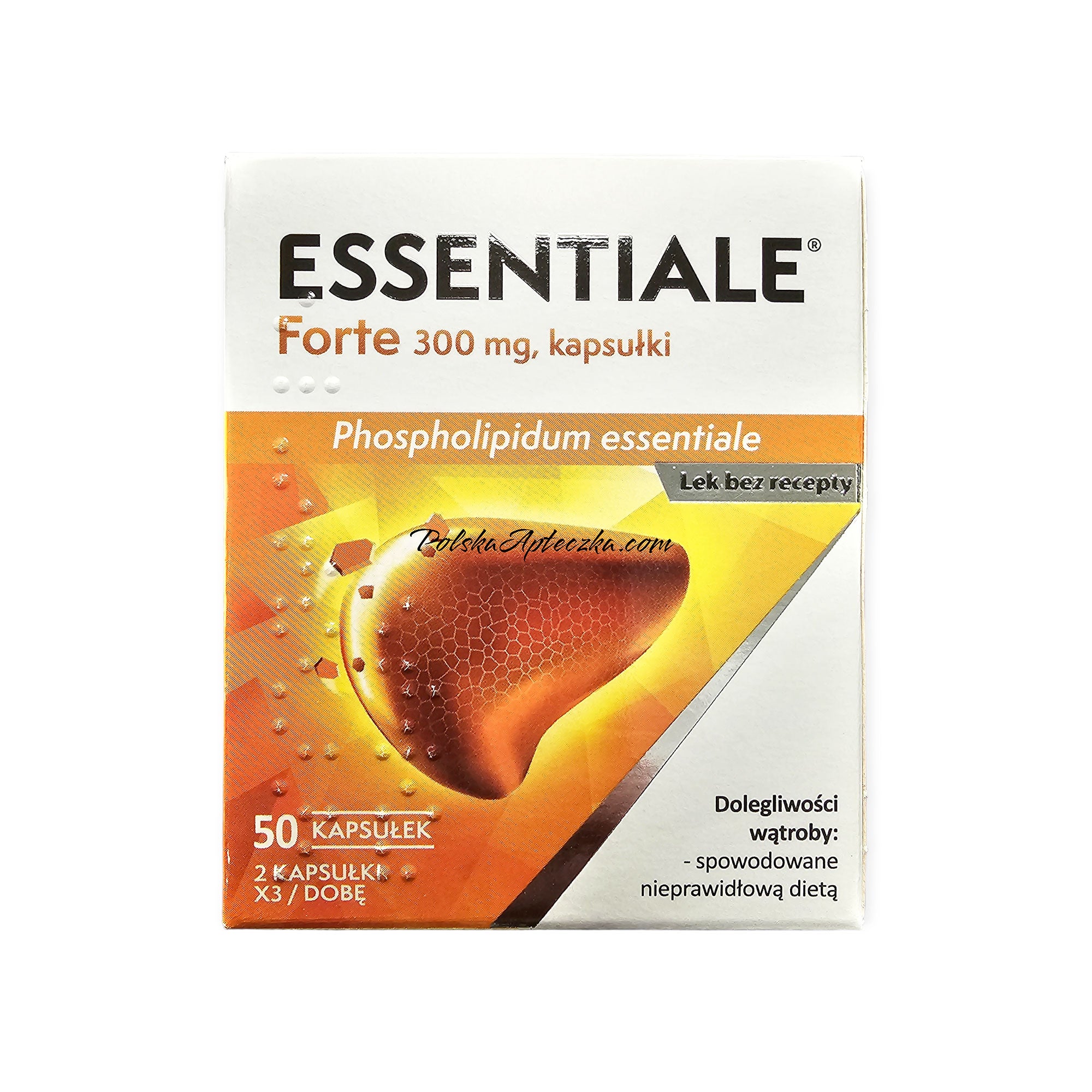 Essentiale Forte 300mg, 50 kapsułek, Sanofi – APTECZKA | Proton Nutrition
