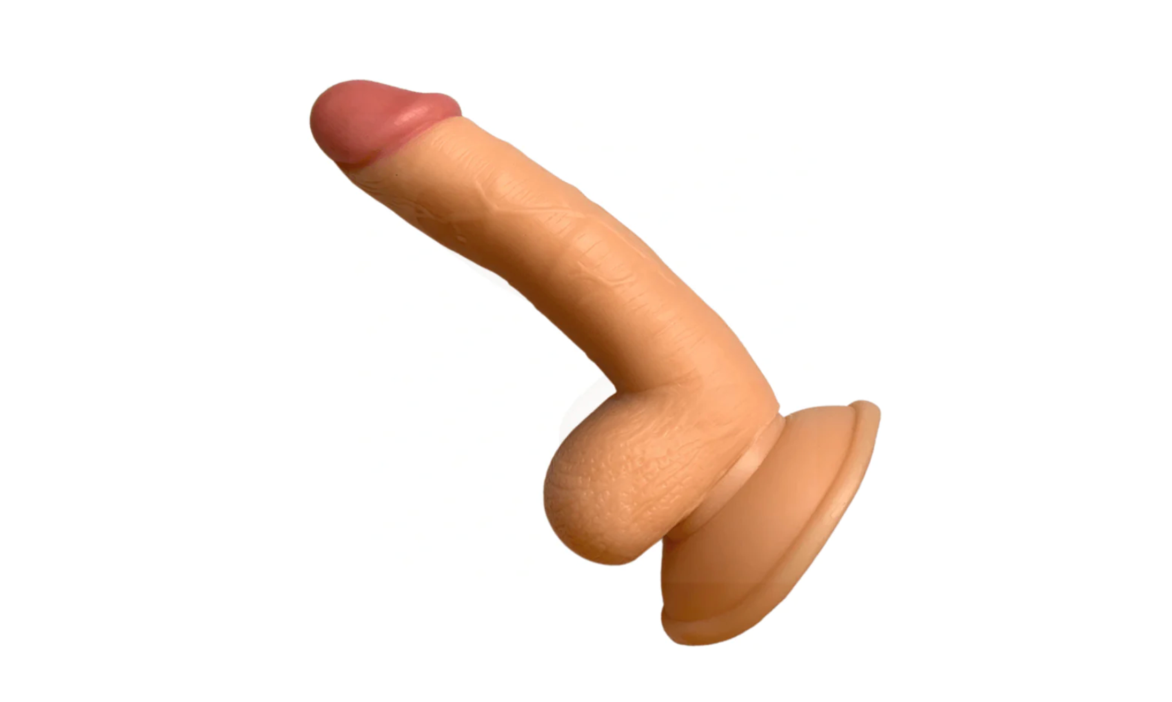 Realistic dildo with suction cup