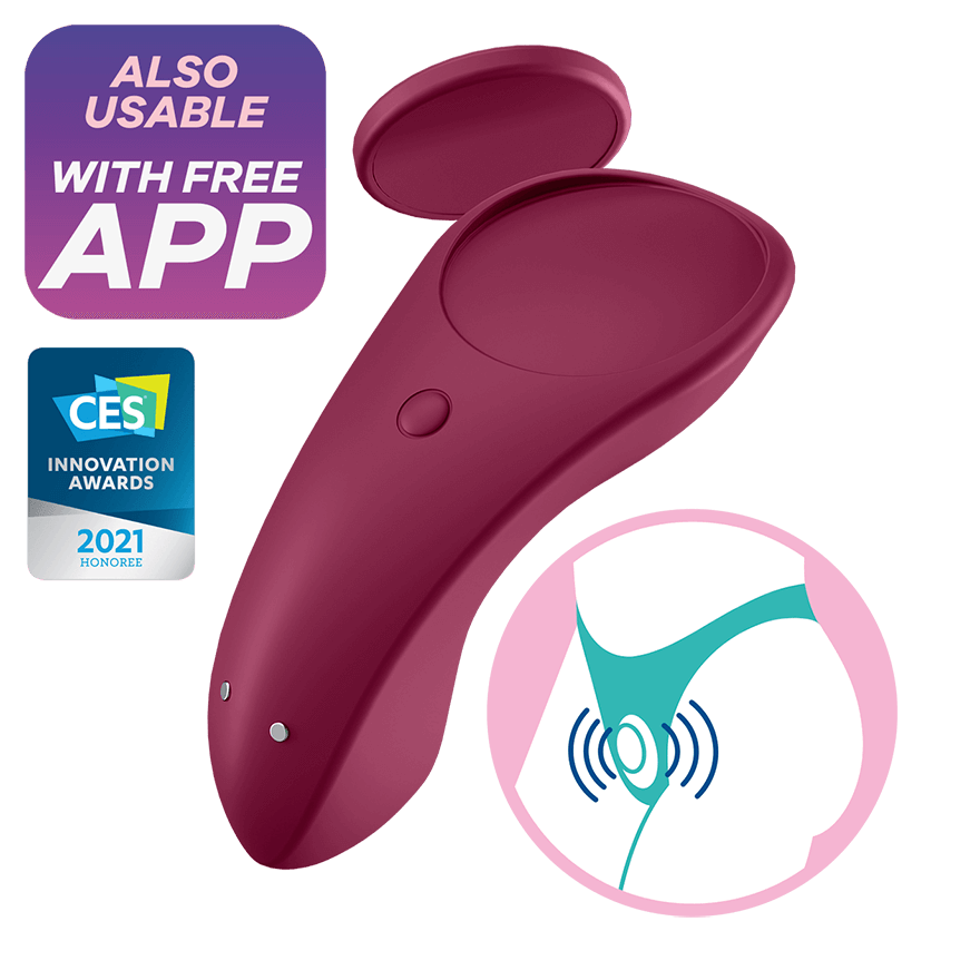 Image of Satisfyer Sexy Secret App Enabled Panty Vibrator  ALSO USABLE WITH FREE 