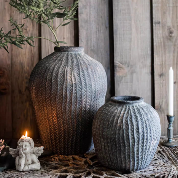 How To Turn An Old Pot Into An Artisian Stone Look * Hip & Humble Style