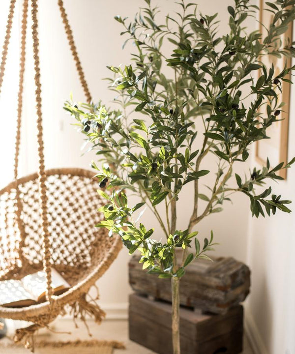 94 Large Artificial Olive Tree,artificial Tree,silk Tree,artificial Silk  Plant,artificial Tree Green 