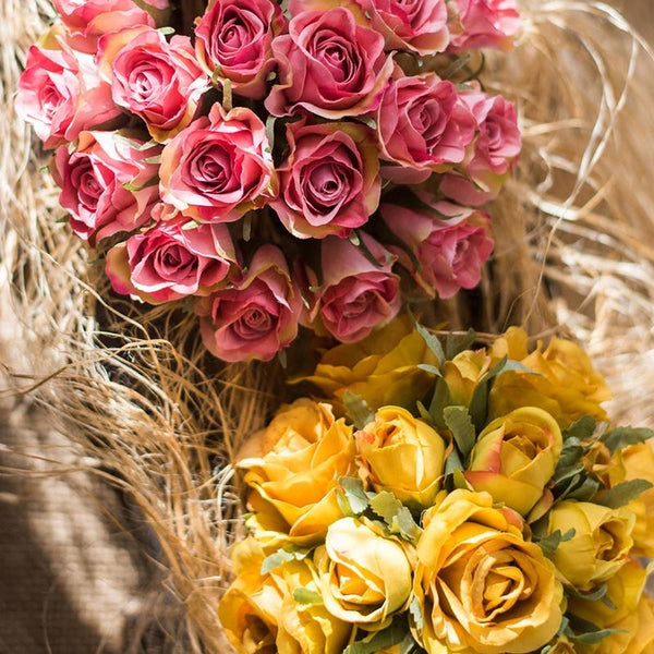 yellow rose flowers bouquet