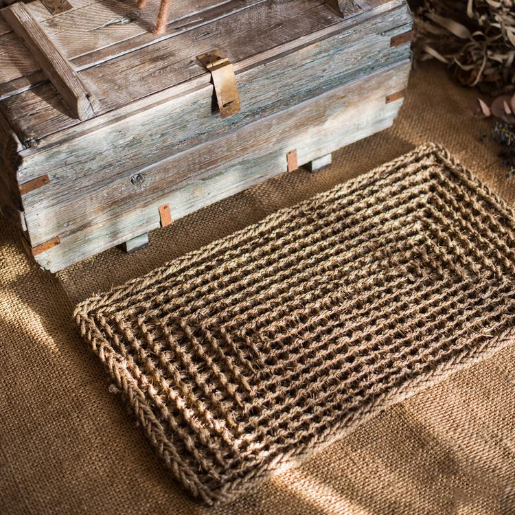 Organic Natural Straw Door Mat – RusticReach