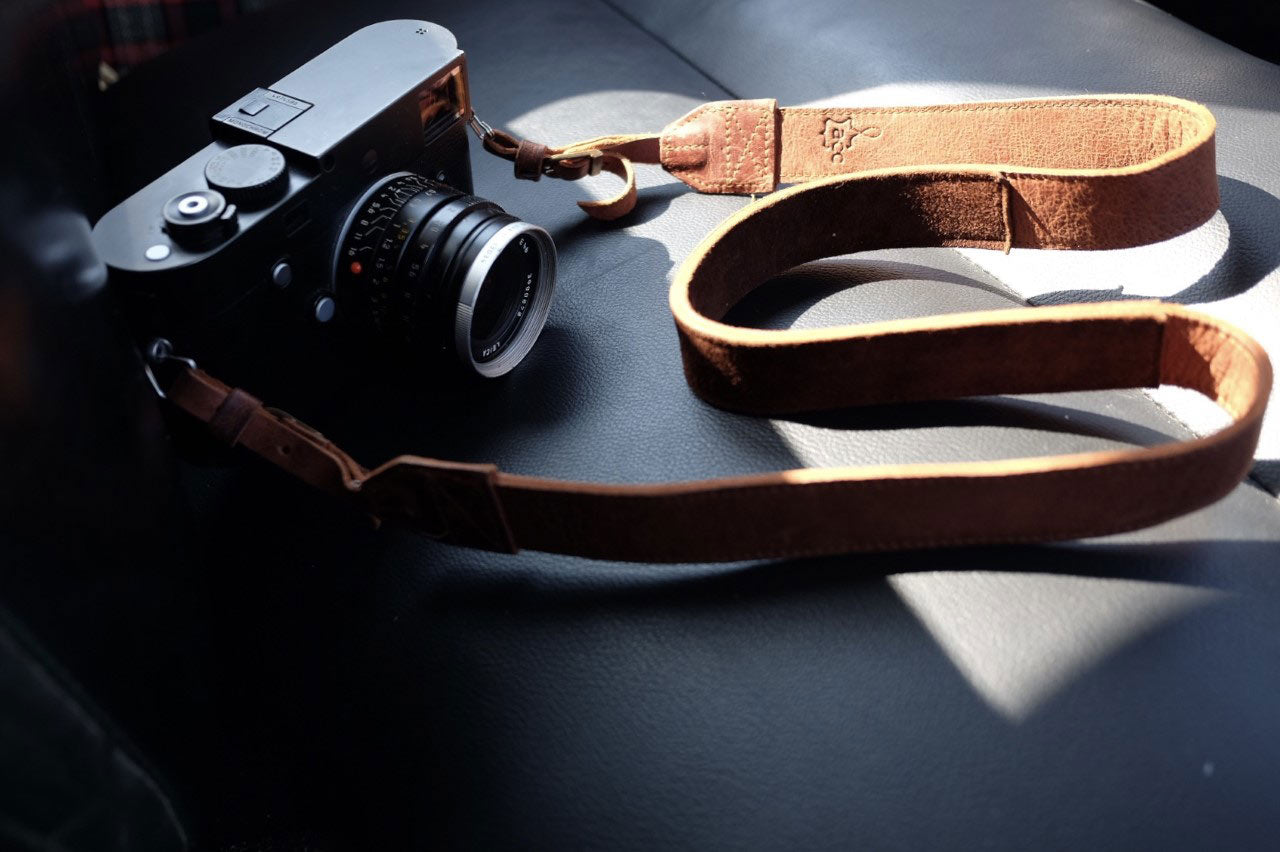 Bandoulière en cuir pour Leica