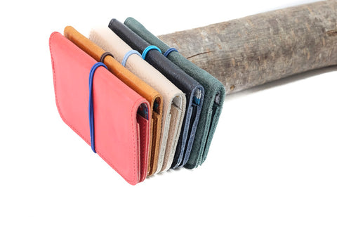 Handmade leather cardholder
