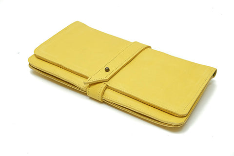 Yellow Leather Organizer