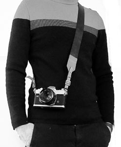 Herwey Accessoire de photographie universel réglable en cuir PU pour  appareil photo, ceinture pour bandoulière, bandoulière pour appareil photo  